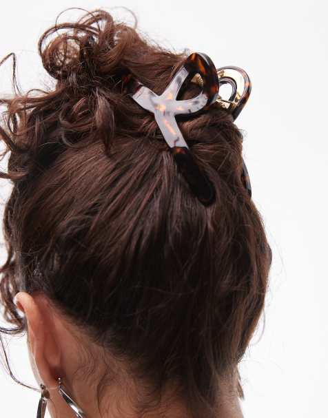 Pinza para el cabello marrón efecto carey de & Other Stories - view 1