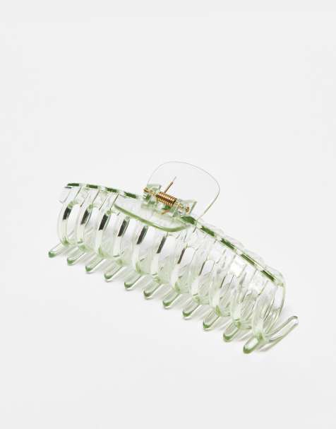 Pinza para el cabello verde extragrande de Reclaimed Vintage - view 1