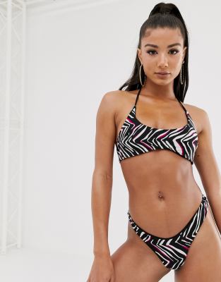 leopard print bikini set
