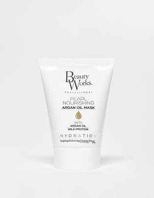 фото Питательная маска для волос с аргановым маслом 50 мл beauty works pearl-бесцветный