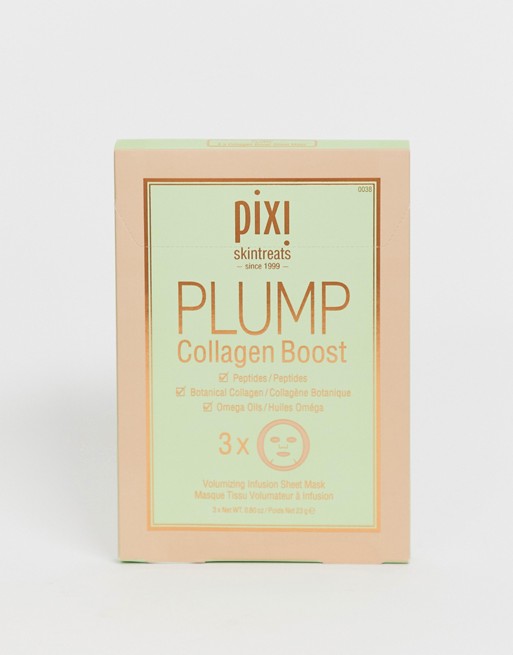 Pixi Collagen Plump Boost Sheet Masks x3