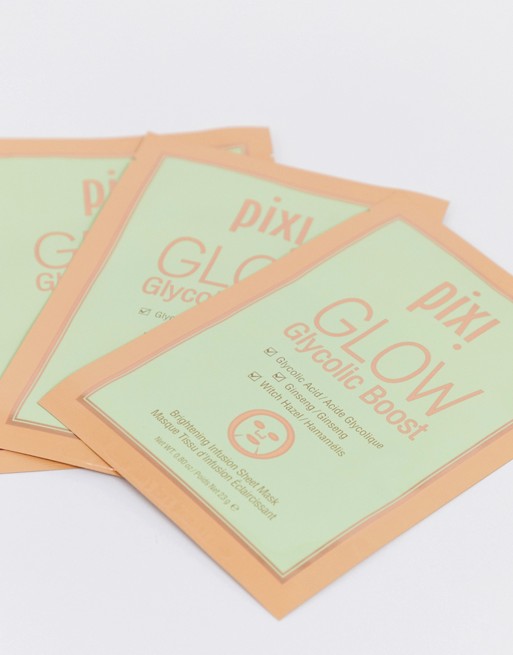 Pixi Glow Boost Sheet Masks x3
