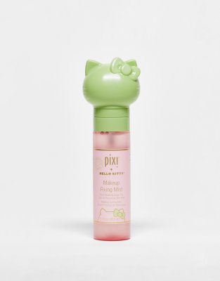 Pixi Hello Kitty Limited Edition Rose Water & Green Tea Infused Makeup Fixing Mist 80ml-No colour φωτογραφία