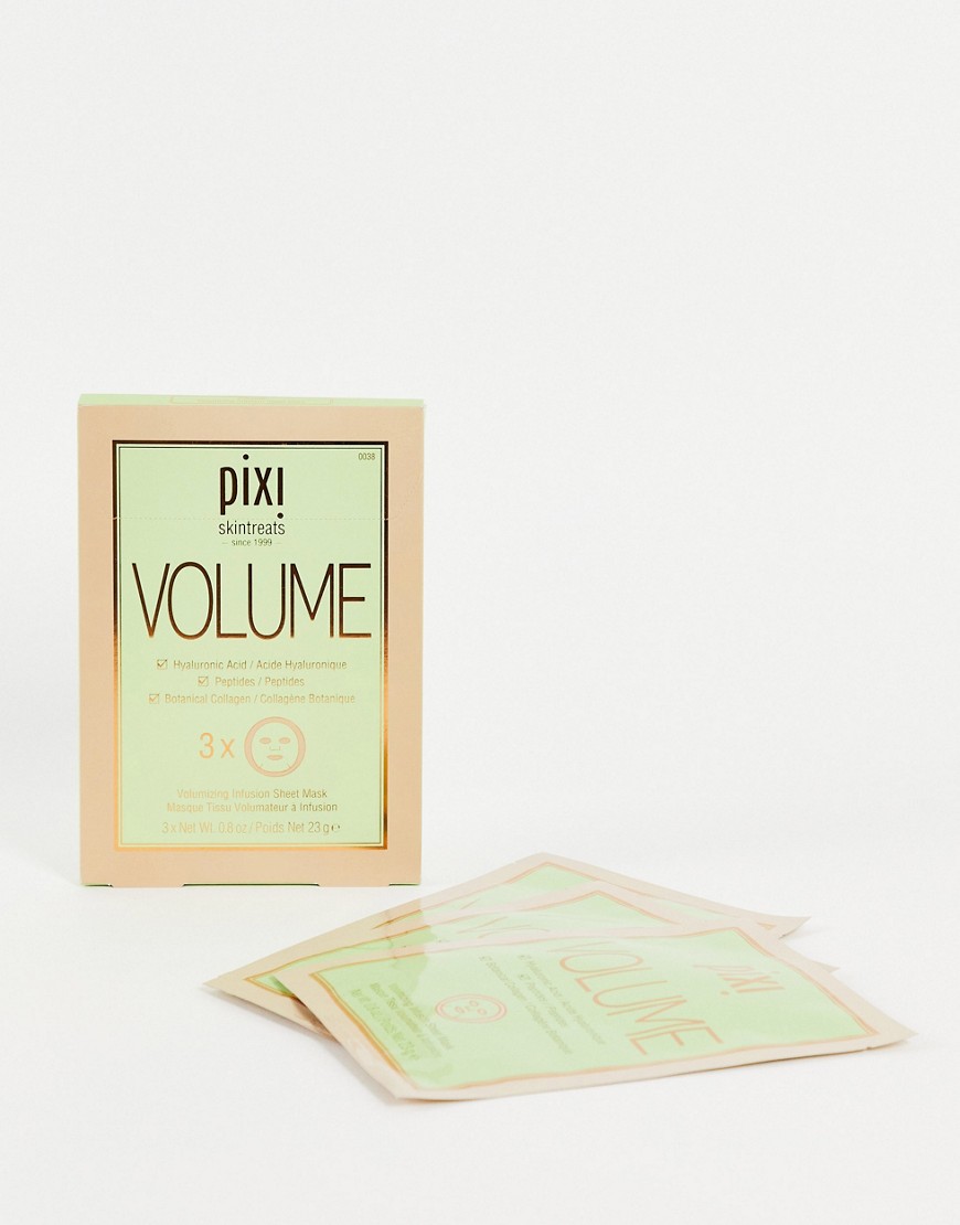 Pixi - Volume - Collageen boostende bladmaskers (set van 3)-Geen kleur