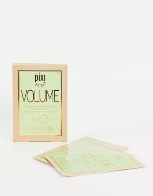 Pixi - Volume - Kollagenverstärkende Tuchmasken fürs Gesicht, 3 Stück-Keine Farbe