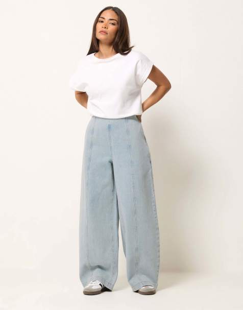 PixieGirl Petite balloon jeans in blue