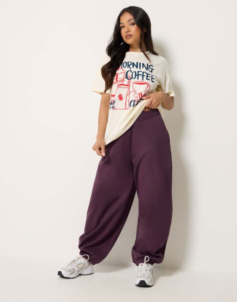 PixieGirl Petite balloon joggers in purple - view 1