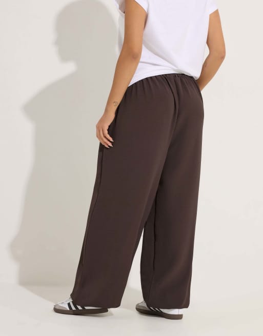 PixieGirl Petite balloon trousers in brown, 4 of 4
