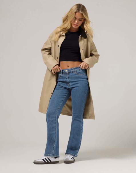 PixieGirl Petite bootcut jeans in blue - view 1