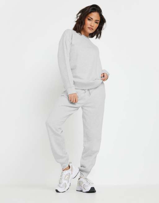 PixieGirl Petite crew neck sweatshirt in grey, 2 of 4
