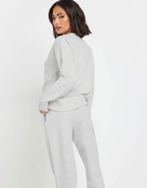 PixieGirl Petite crew neck sweatshirt in grey, 3 of 4