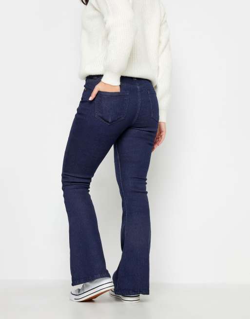 PixieGirl Petite kickflare jeans in blue, 4 of 4