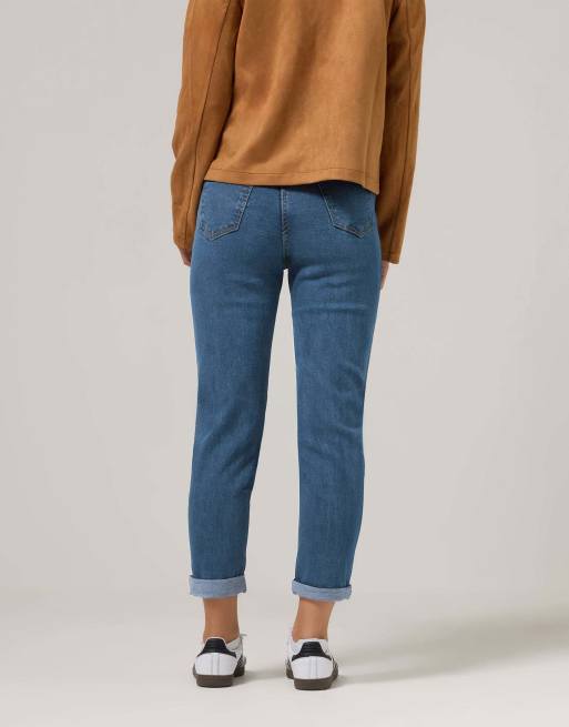 PixieGirl Petite mom jeans in blue, 4 of 4