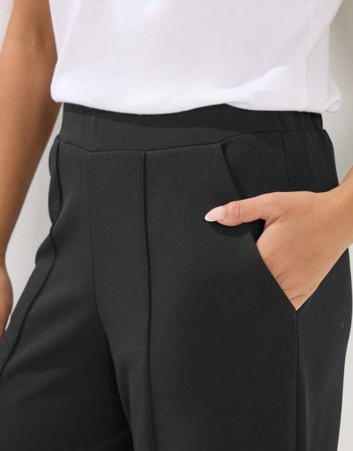PixieGirl Petite pintuck trousers in black, 4 of 4