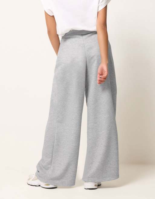 PixieGirl Petite pleated wrap trousers in grey, 3 of 4