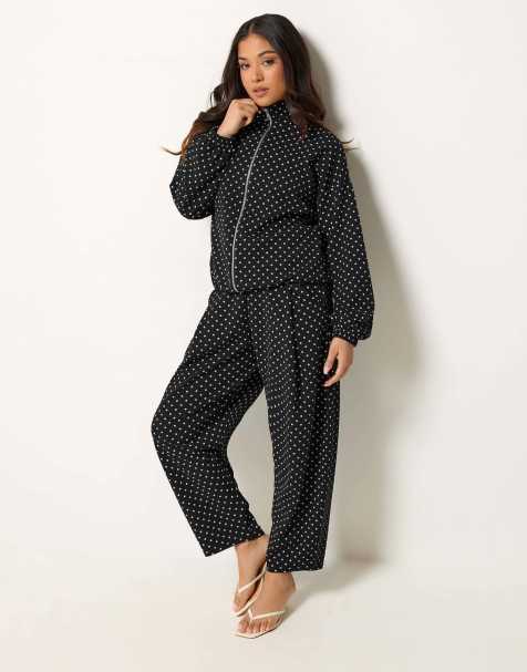 PixieGirl Petite polka dot barrel leg trouser and jacket - view 1