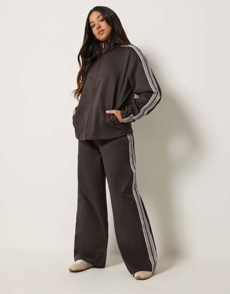 PixieGirl Petite side stripe jacket and joggers set - view 1