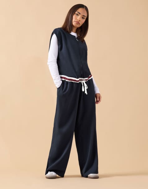 PixieGirl Petite sleeveless jacket top in blue - view 1