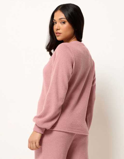 PixieGirl Petite textured cardigan in pink, 3 of 4