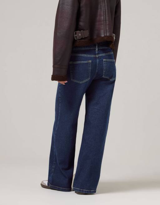 PixieGirl Petite wide leg jeans in blue, 4 of 4