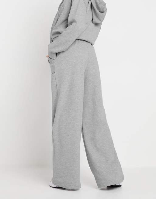 PixieGirl Petite wide leg joggers in grey, 2 of 4