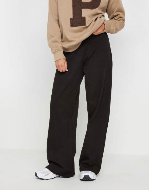PixieGirl Petite wide leg yoga pants in black - view 1