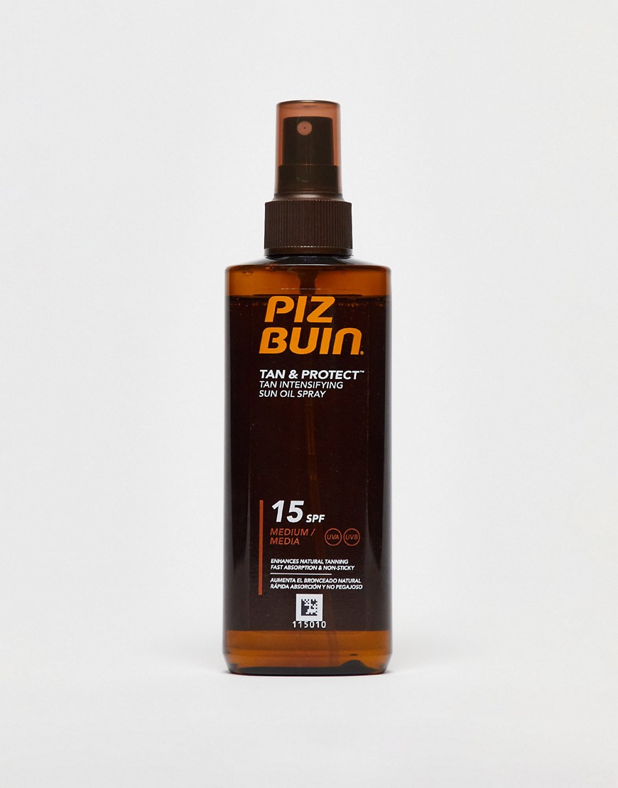 Piz Buin Tan & Protect Tan Intensifying Sun Oil Spray SPF15 150ml-No colour