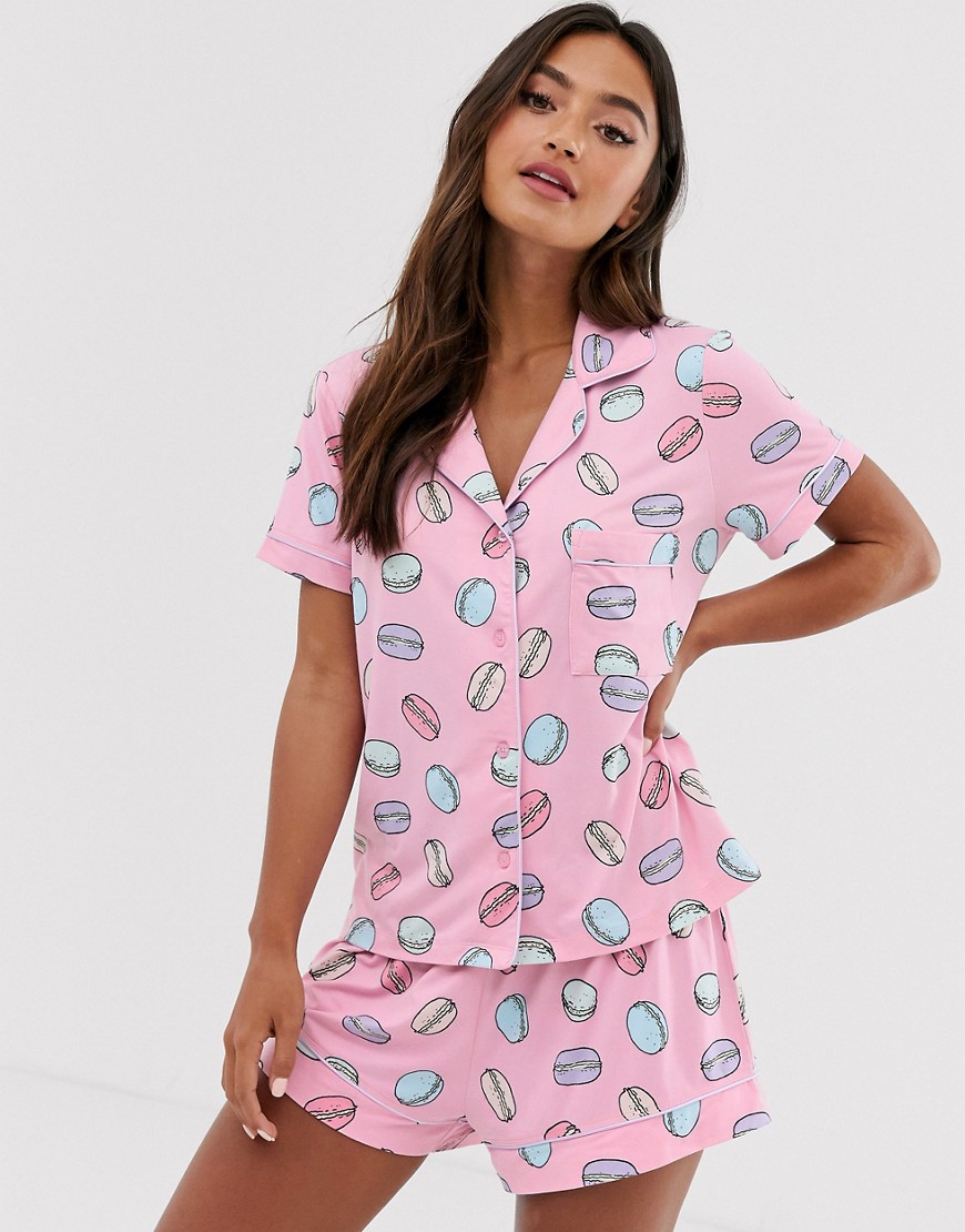 фото Пижамный комплект с шортами chelsea peers-розовый