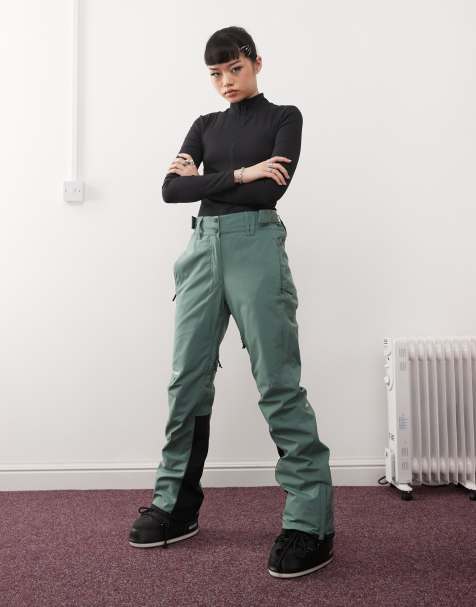 Planks All-time insulated ski pant in sage green - MGREEN - view 1