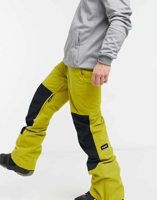 Planks Easy Rider Pantalon de ski Jaune