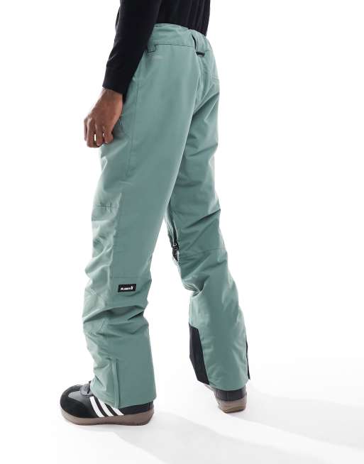 Planks Easy Rider Pantalon de ski Vert sauge ASOS