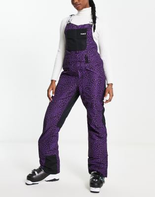 Planks Fun-garees Bib Pant in dark purple 