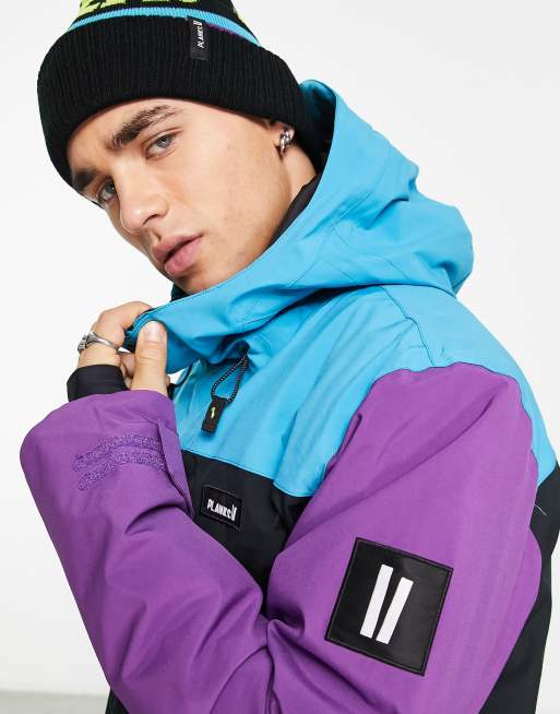 Planks Good Times insulated jacket black/blue | ASOS