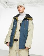 Planks Good Times insulated jacket black/blue | ASOS