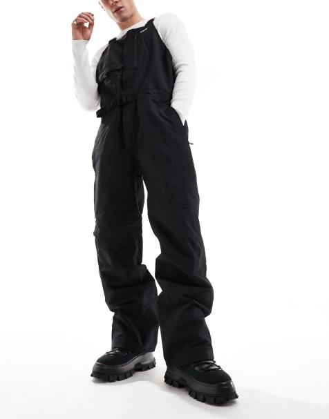 Planks high rider bib ski overall in black - view 1