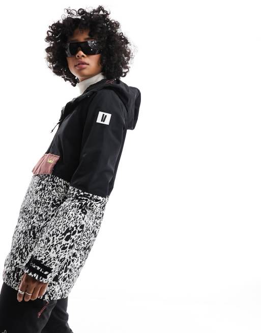 Planks - Overstoke - Giacca anorak color osso animalier