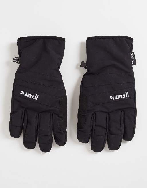 Planks - Peacemaker - Isolerende sorte skihandsker