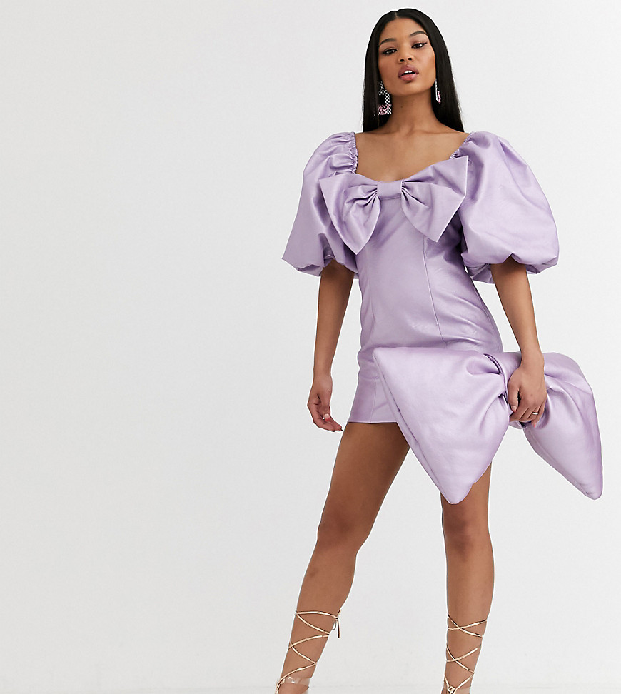Платье мини ASOS DESIGN x Christian Cowan-Фиолетовый