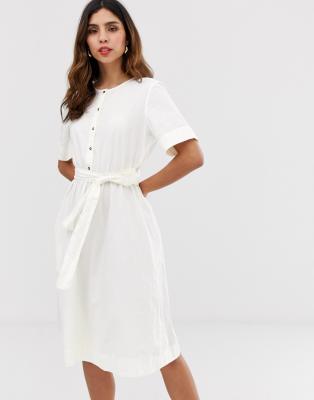 Рубашка Vero Moda белая с завязками