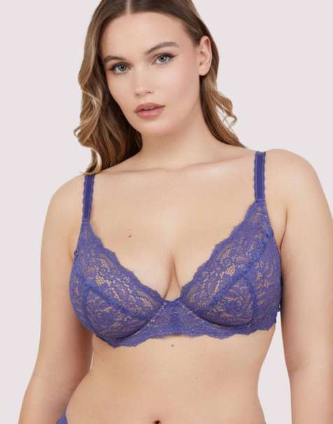 Playful Promises Ariana space dust everyday comfort lace bra in space dust blue - view 1