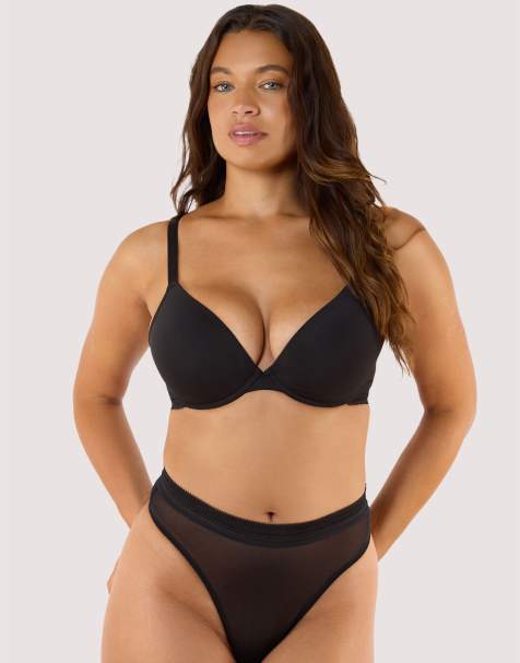 Playful Promises Icon black high waist thong in black - view 1