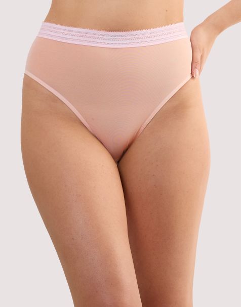 Playful Promises Icon blush high waist brief in pink - view 1