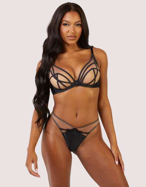 Playful Promises Ramona thong in black - view 1