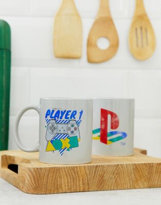 Playstation - Mokkenset met ontwerp 'player 1 & player 2'-Multi
