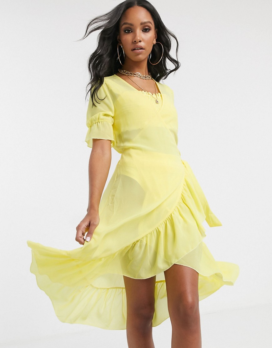 Unique платье. Women's Clothing 21(платье). Платье Forever unique желтый.