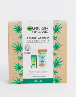 фото Подарочный набор garnier organic – restoring & soothing hemp collection-бесцветный