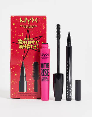 фото Подарочный набор из двух средств для глаз nyx professional makeup gimme super stars-разноцветный