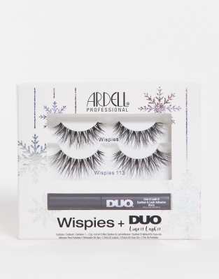Подарочный набор накладных ресниц Ardell Wispies and Duo Line It-Черный цвет