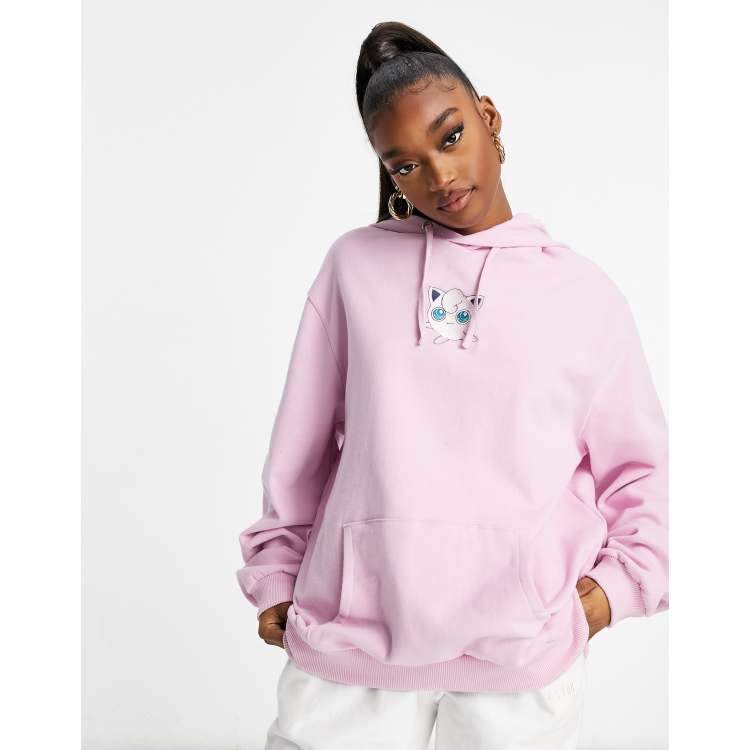 Pokemon Jigglypuff embroidered hoodie | ASOS