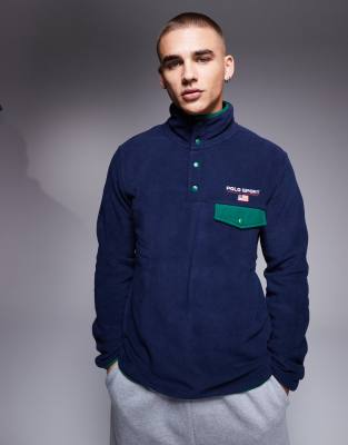 Polar azul marino con logo de la colección cápsula Sport de Polo Ralph Lauren - view 1